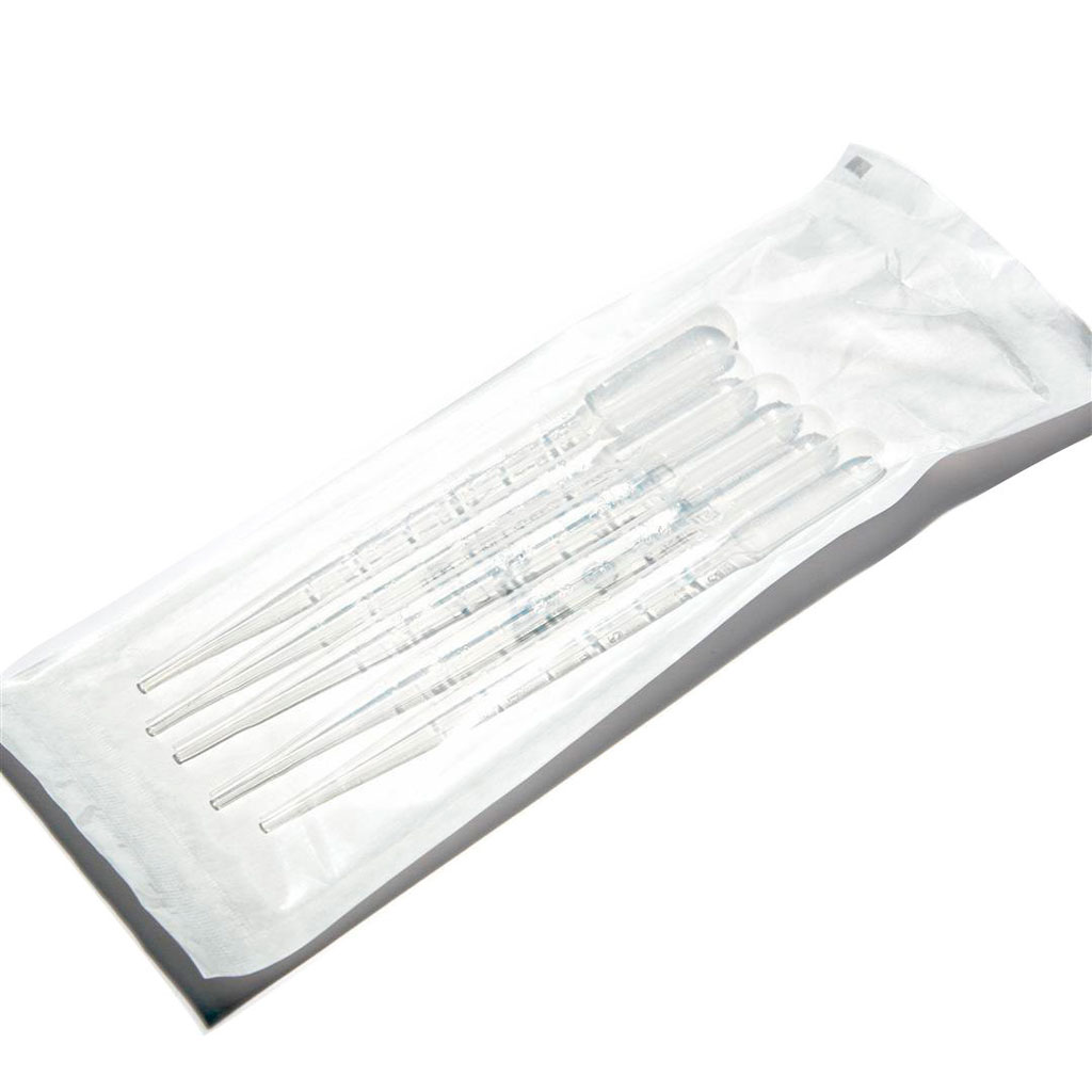 Піпетка Пастера, 3 мл BIOSIGMA, стерильна, 5 шт/пак., BSV137